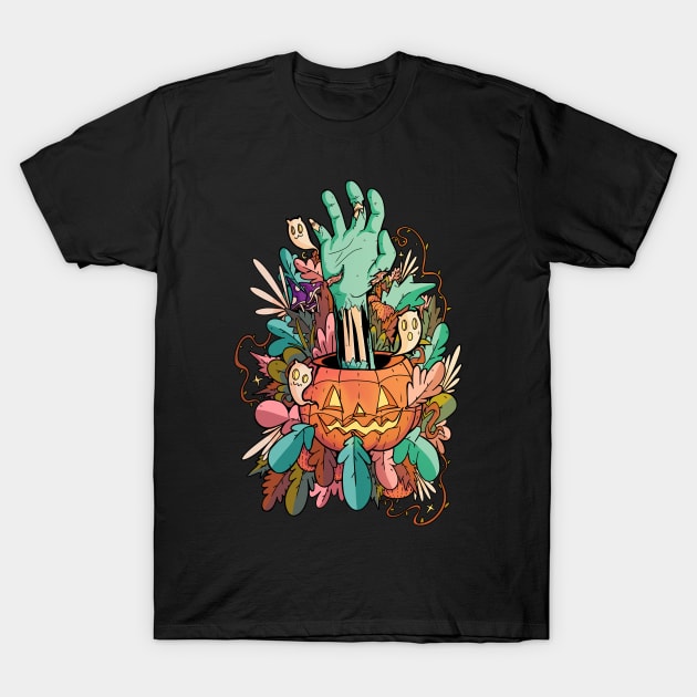 Rise from the pumpkin T-Shirt by Swadeillustrations